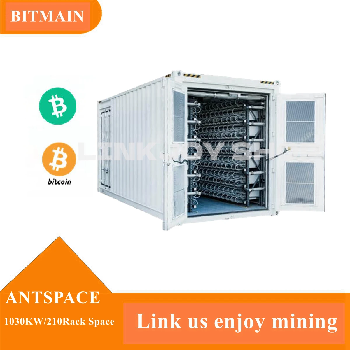 Antspace Hk3 Personalizzato (Con Dwt-T/Dwt-C) Mining Farm Per S19 Hydro 210 Units Miner