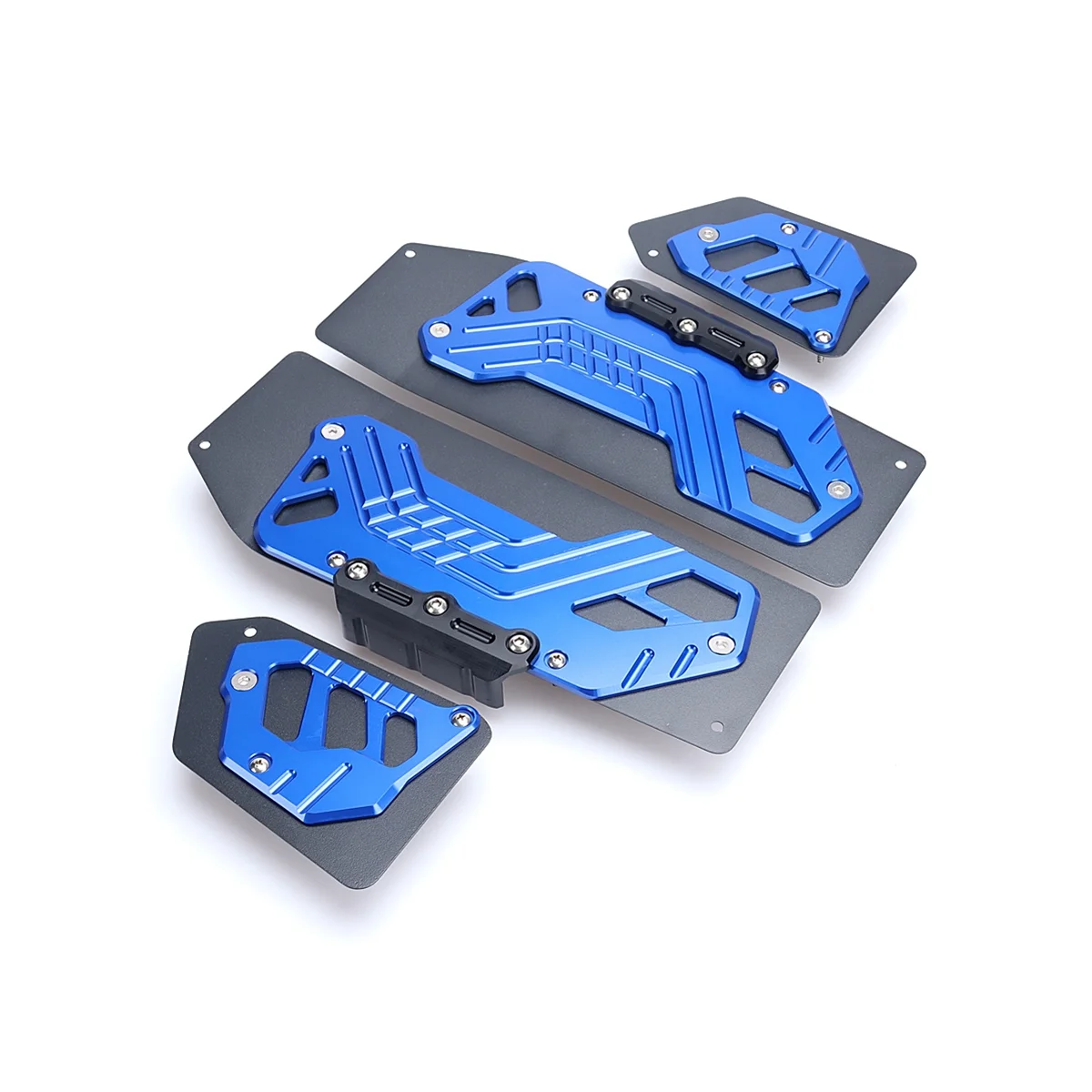 Poggiapiedi Moto Pedane Pedane Pedali Piastra Pastiglie Per Honda Adv350 Adv-350 Adv 350 2022 2023 (Blu)