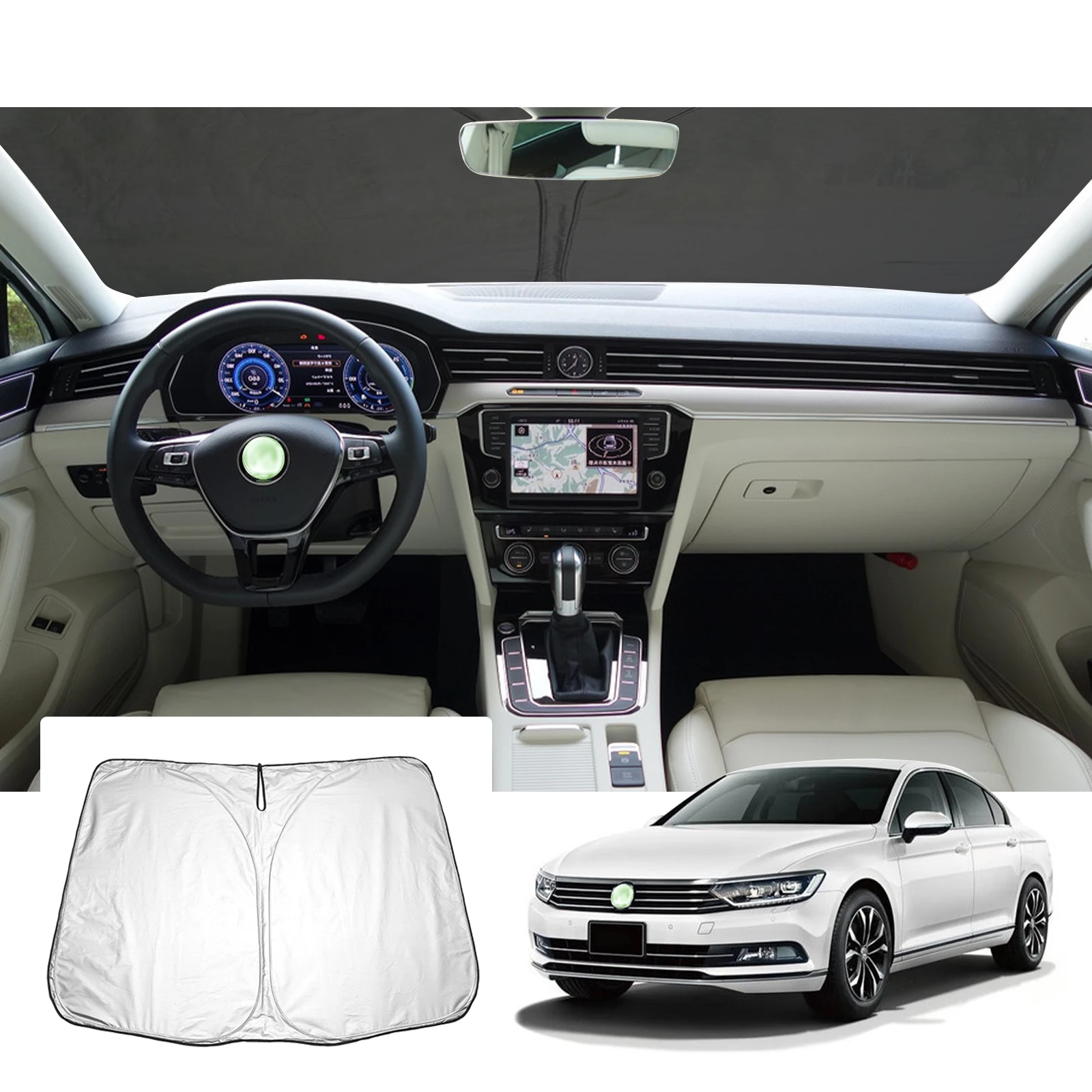 Parasole Per Parabrezza Per Auto Per Passat B8 2016-2020 Parasole Per Finestra Anteriore Parasole Per Auto Passat B8 Accessori