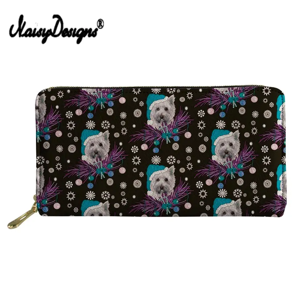 Noisydesigns Portafoglio Da Donna Di Moda Portafogli Lunghi Da Donna Portafogli Con Cerniera Portafogli Con Stampa Di Cani Porta Carte Di Credito Con 