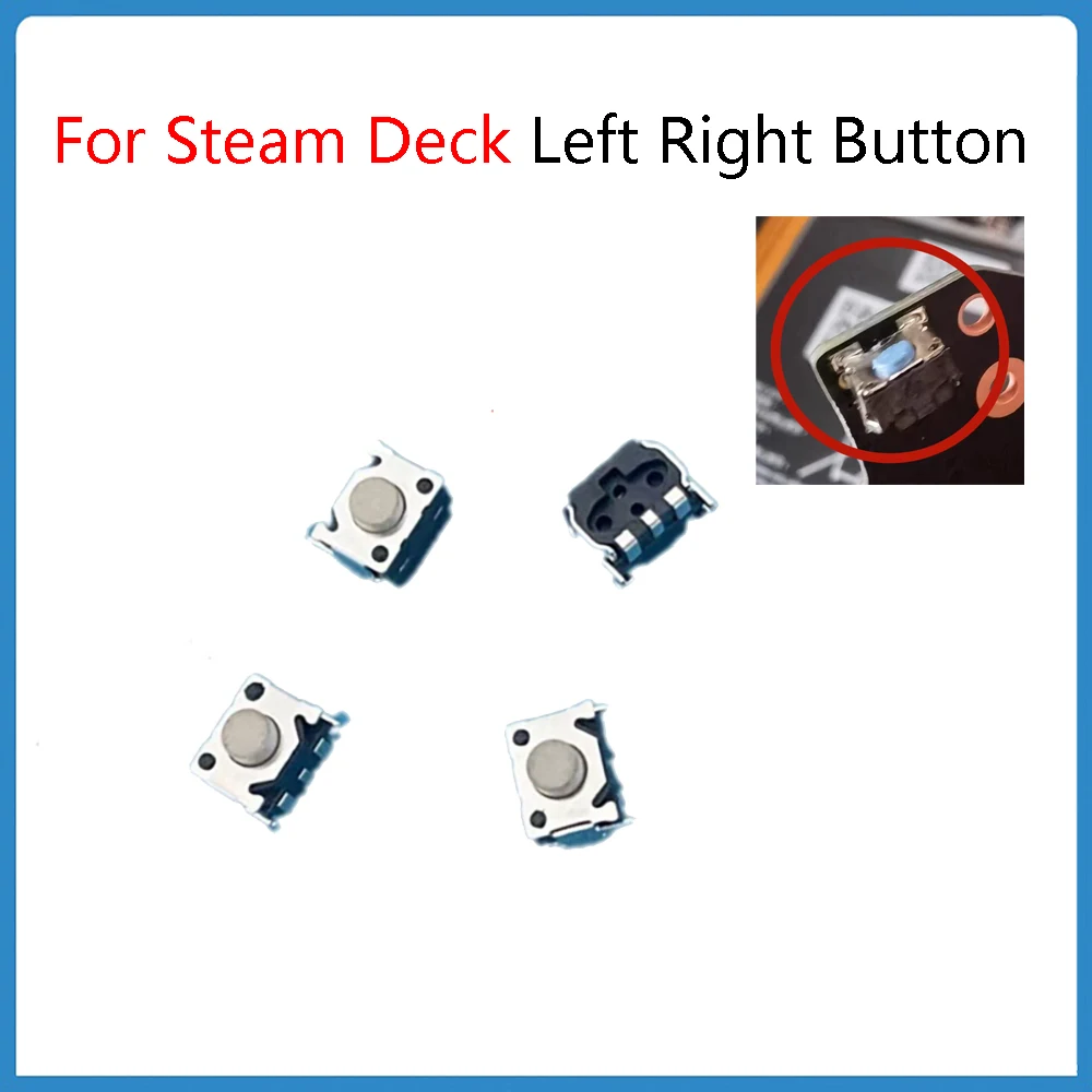 10 Pz Per Steam Deck L R Pulsante Sinistro Destro Spalla Trigger Key Game Host Micro-Motion Pulsante Chiave Di Riparazione Parti Di Ricambio