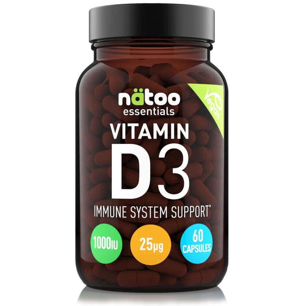 Natoo Vitamin D3 Vegan 60 Capsule