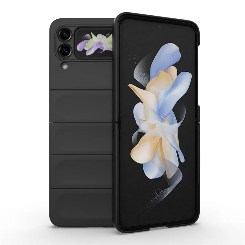Per Samsung Galaxy Z Flip3 Cover Per Samsung Galaxy Z Flip5 Flip4 Flip3 5G Custodia 6.7 Pollici Gomma Antiurto Paraurti In Silicone Morbido