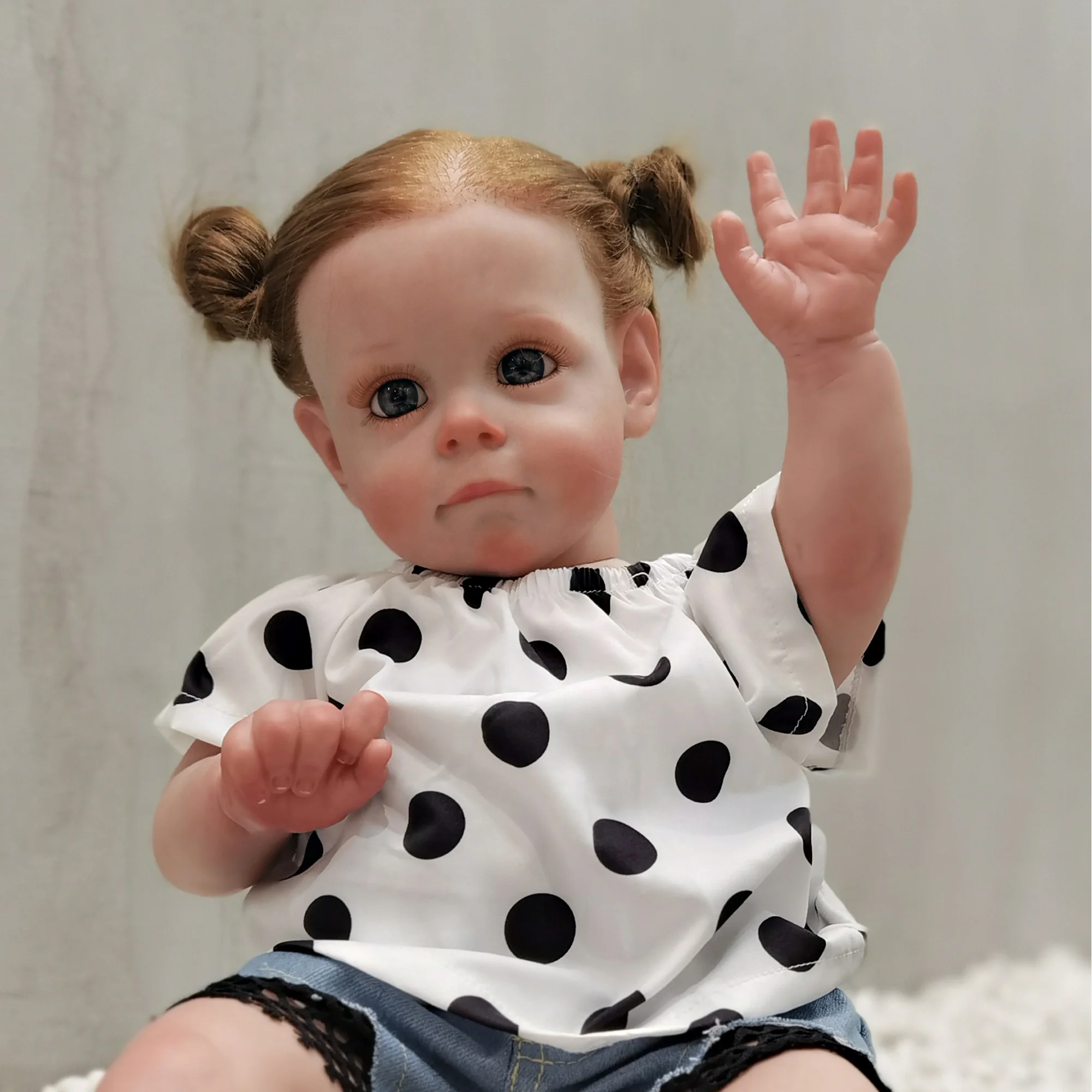 55Cm Maggie Reborn Baby Dolls Realistico Real Bebe Reborn Toy Per Regalo Per Bambini Boneca Renascida Brinquedo Bebe Para Crianao As