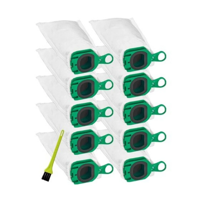 M2Ee 10 Sacchetti Per Polvere Ad Capacità Per Aspirapolvere Senza Fili Vorwerk Folletto Vb100 Fp100