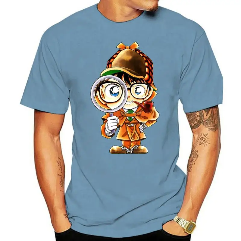 T-Shirt Detective Conan Manga Japon Spedizione Gratuita Top Tee Shirt