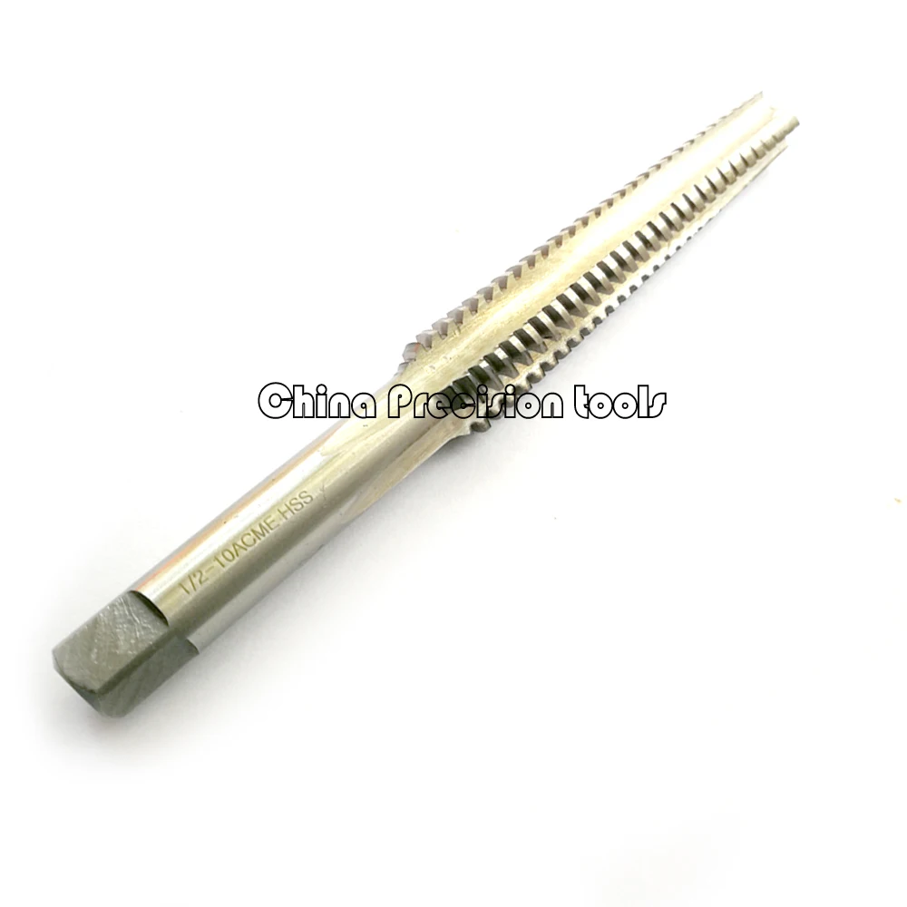 Hss Mano Destra Filetto Acme Rubinetto Acme 3/8 7/16 1/2 5/8 3/4 7/8 Trapezoidale Fili Rubinetti 3/8-12 7/16-12 1/2-10 3/4-6 5/8-8 7/8-6