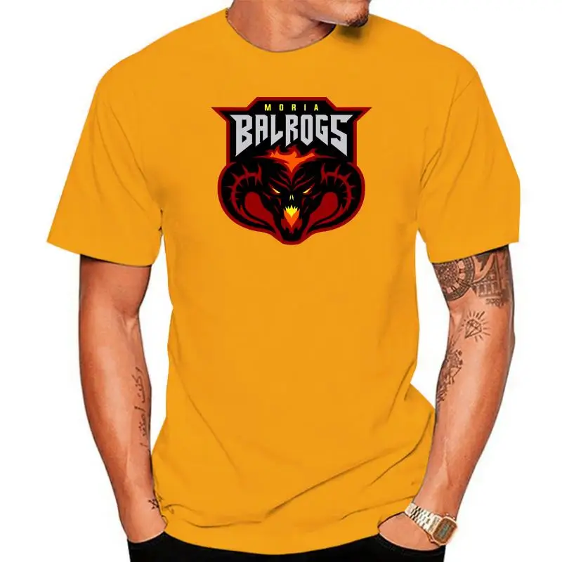 Men'S Team Moria Balrogs Moria Balrogs Tee T Shirt Manica Corta S 2Xl Big Tall Tee Shirt
