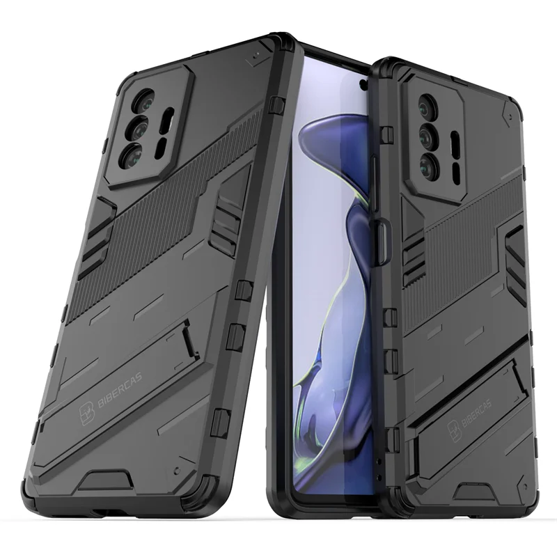 Per Xiaomi 11T Pro Custodia Cover Per Xiaomi Mi 11T Pro Shell Coque Holder Armatura Paraurti Antiurto Per Telefono Pc Per Xiaomi 11T Pro Funda