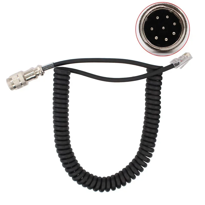 Nuovo Connettore Per Aviazione A 8 Pin Cavo Adattatore Per Microfono Microfono Da 8 Pin A Rj45 Per Radio Yaesu Ft-450D Ft-897D Ft-991 Ft-891