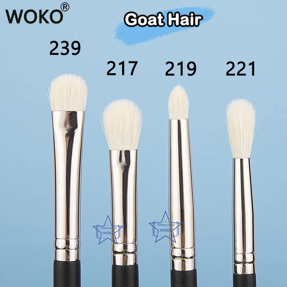 239 Pennelli Per Ombretti Per Trucco Pennelli Per Sfumare Ombretto Piatto Pennelli Per Sfumare Capelli Di Capra Ombretto Liquido Crema In Polvere Stru