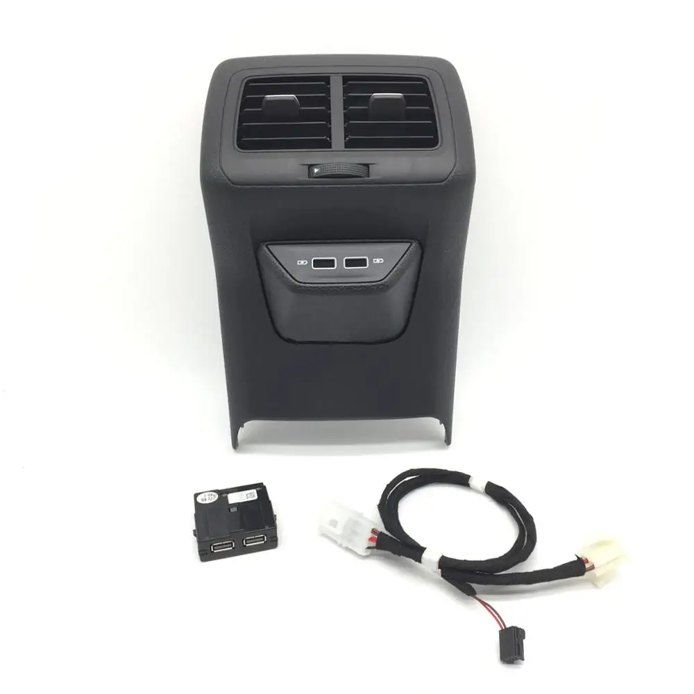Per Vw Golf 7 Caricatore Usb Posteriore Bracciolo Posteriore Caricatore Usb Caricabatterie Per Vw Golf 7 Mk7 Aggiornamento A Golf 7.5 2019 Golf R Line