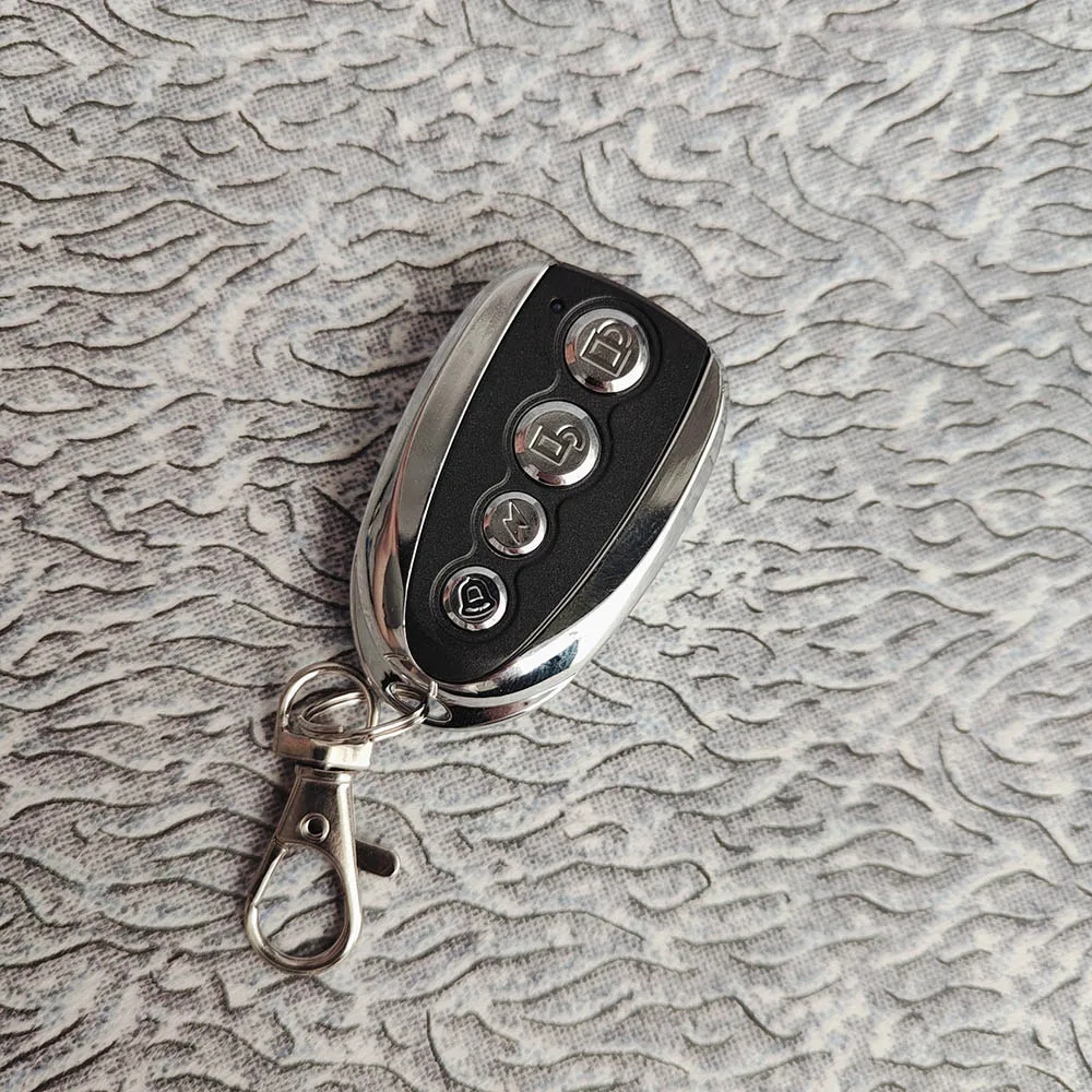 Telecomando Universale Senza Fili 433Mhz Copia Telecomando Con Chiave Di Blocco Elettrico Due Chiavi Con Luci A Led Per Porta Del Cancello Del Garage