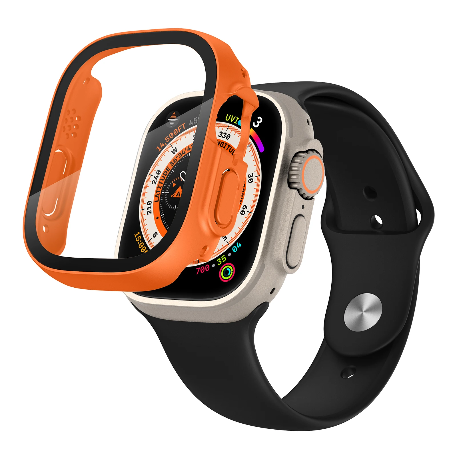 Custodia Per Apple Watch 8 Ultra 49Mm Iwatch Accessori Paraurti In Vetro Temperato 49Mm Shell Per Apple Watch Series 8
