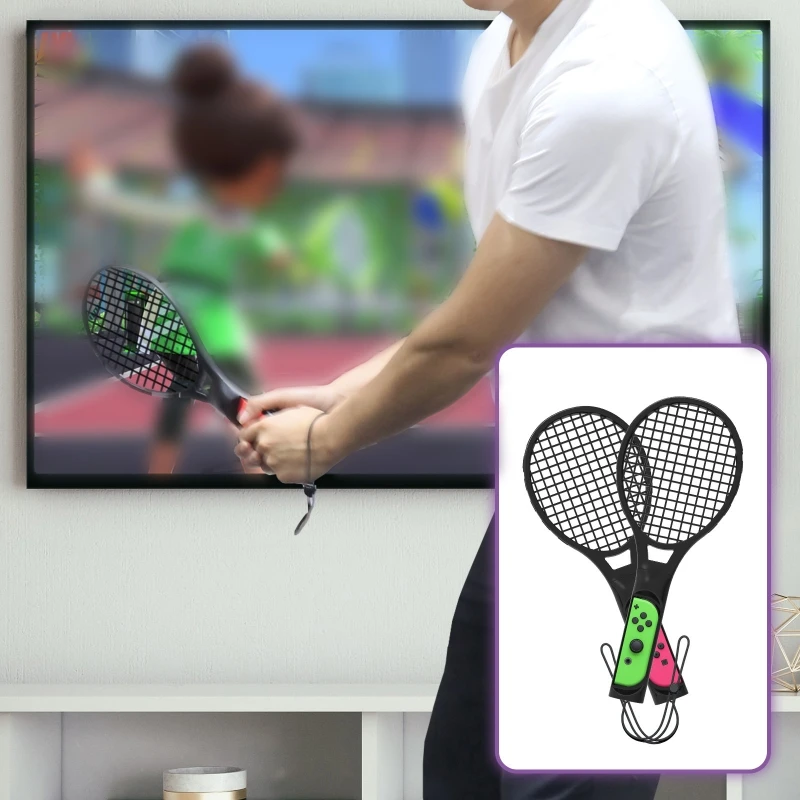 Switch Sports New 12-In-1 Game Somatosensory Sports Accessories Set W Tennis Racket Golf Club Sword Leg Wrist Strap Band