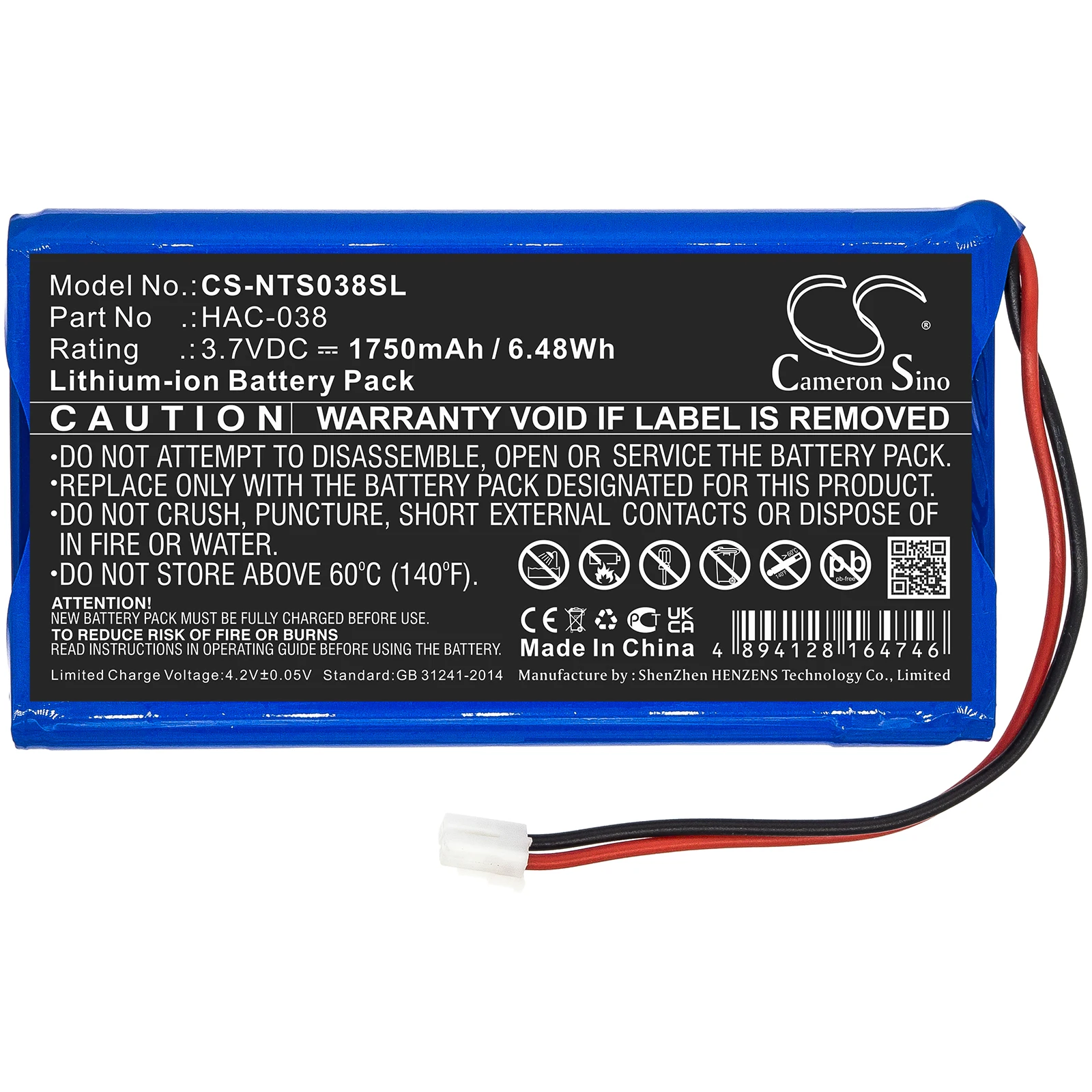 Batteria Della Console Di Gioco Per Nintendo Mario Kart Live, Home Circuit, Hac-038