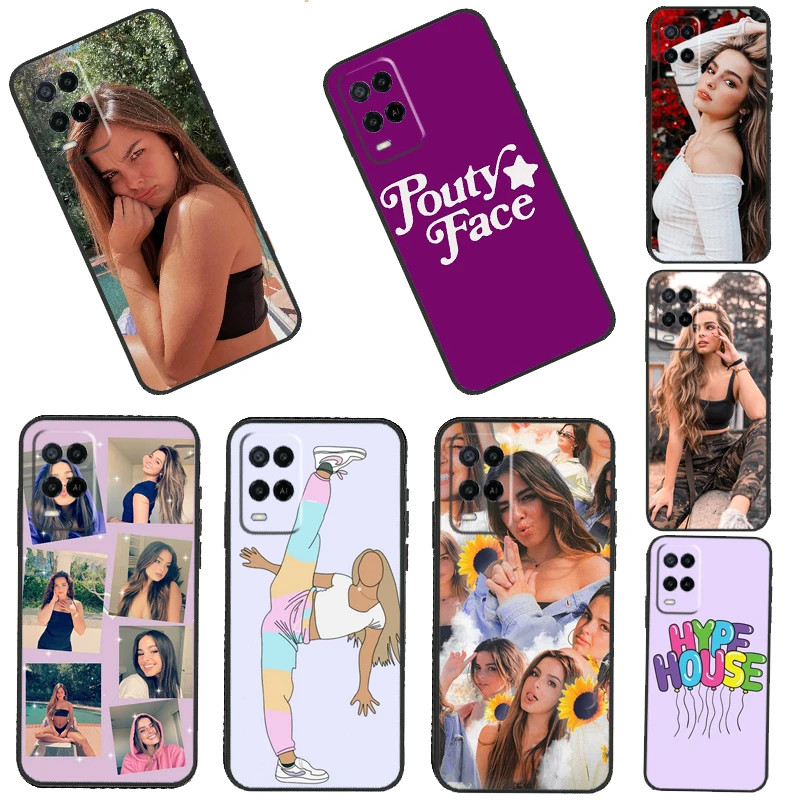 Addison Rae Per Oppo A5 A9 A31 A53 2020 A83 A91 A93 A15 A3S A5S A54 A74 A94 A52 A72 A53S Copertura Del Telefono