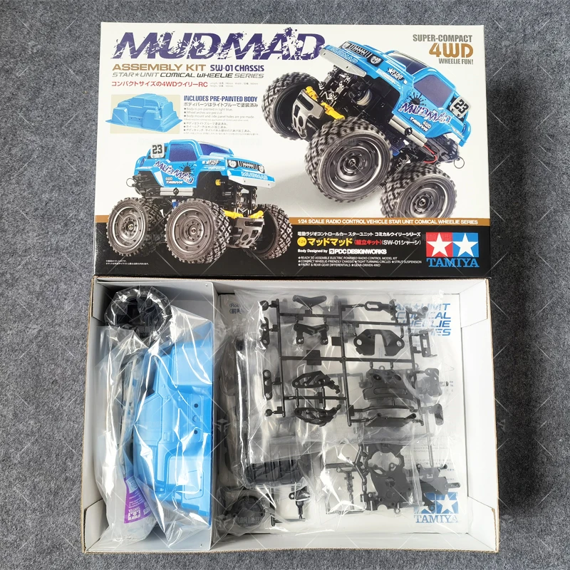 Nuovo Tamiya Remote Control Car 1/24 Rc Car Climbing Off-Road Remote Control Crawler Car 4Wd Mudmad Sw01 57412 Model Toy