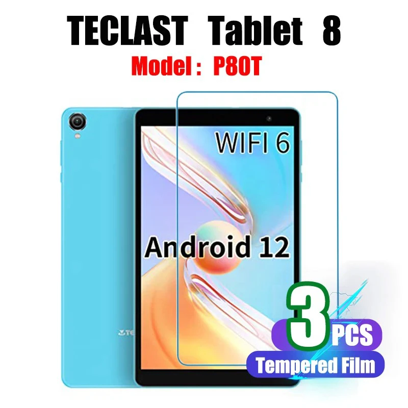 Pellicola Salvaschermo Per Tablet Teclast 8 P80T 9H Durezza Pellicola In Vetro Temperato Senza Bolle Per Tablet Teclast 8 8 Pollici