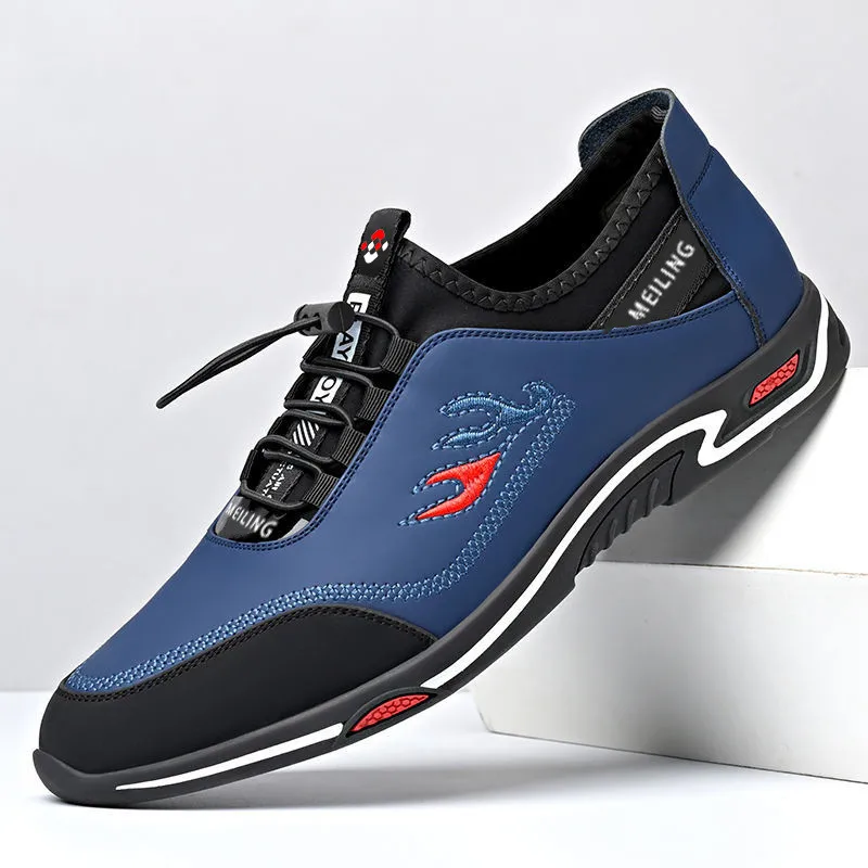 2022 Scarpe Da Uomo Blu Nero Traspirante Marca Guida Autunno Appartamenti Maschili Scarpe Da Uomo Piselli Scarpe Da Uomo Da Uomo Britanniche Scarpe Da