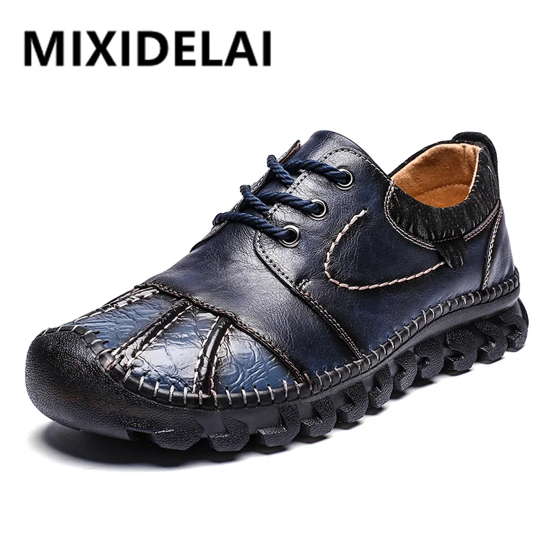 Scarpe Casual Da Uomo Classiche In Pelle Spaccata Traspirante Da Uomo Mocassini Mocassini Mocassini Moda Da Uomo Scarpe Da Uomo Grandi Dimensioni 38-4