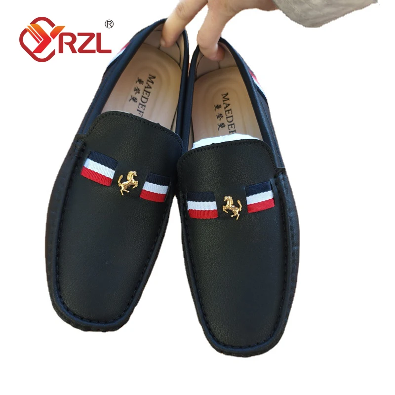 Yrzl Mocassini Da Uomo Nuovo Design Mocassini In Pelle Pu Per Uomo Casual Slip On Mocassini Da Uomo Comodi Mocassini Marroni Mocassini Da Guida Per Uo