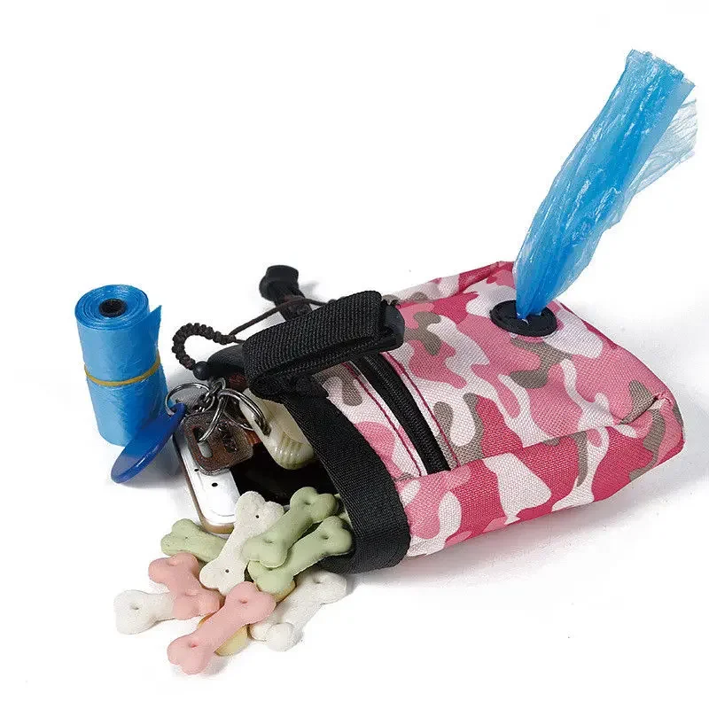 1Pc Pet Dog Treat Pouch Dog Obusion Agility Training Treat Bags Staccabile Pup Feed Pocket Puppy Snack Reward Marsupio