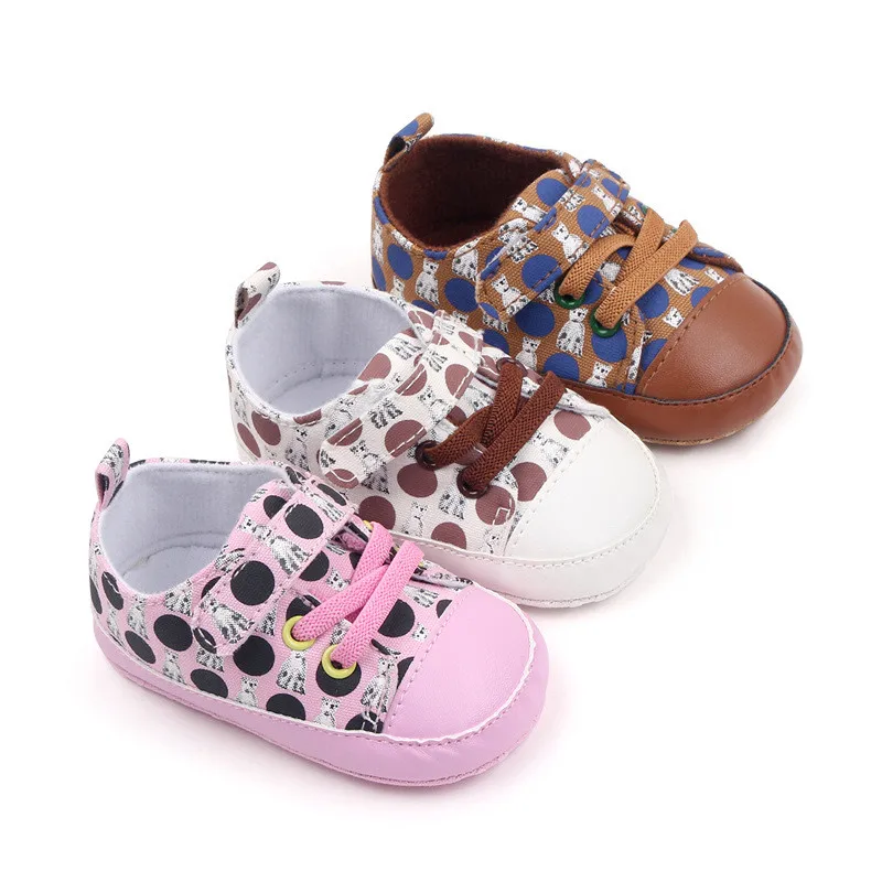 Suola Morbida Scarpe Di Tela Per Bambini Neonati Ragazzi Ragazze Primi Camminatori Scarpe Casual Per Neonati Antiscivolo Sneakers