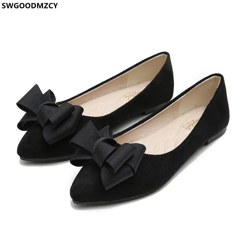 Flats Slip On Shoes For Women 2024 Butterfly-Knot Boat Shoes Donna Mocassini Mocassini Scarpe Da Donna Scarpe Da Donna Bocchtima Thir30