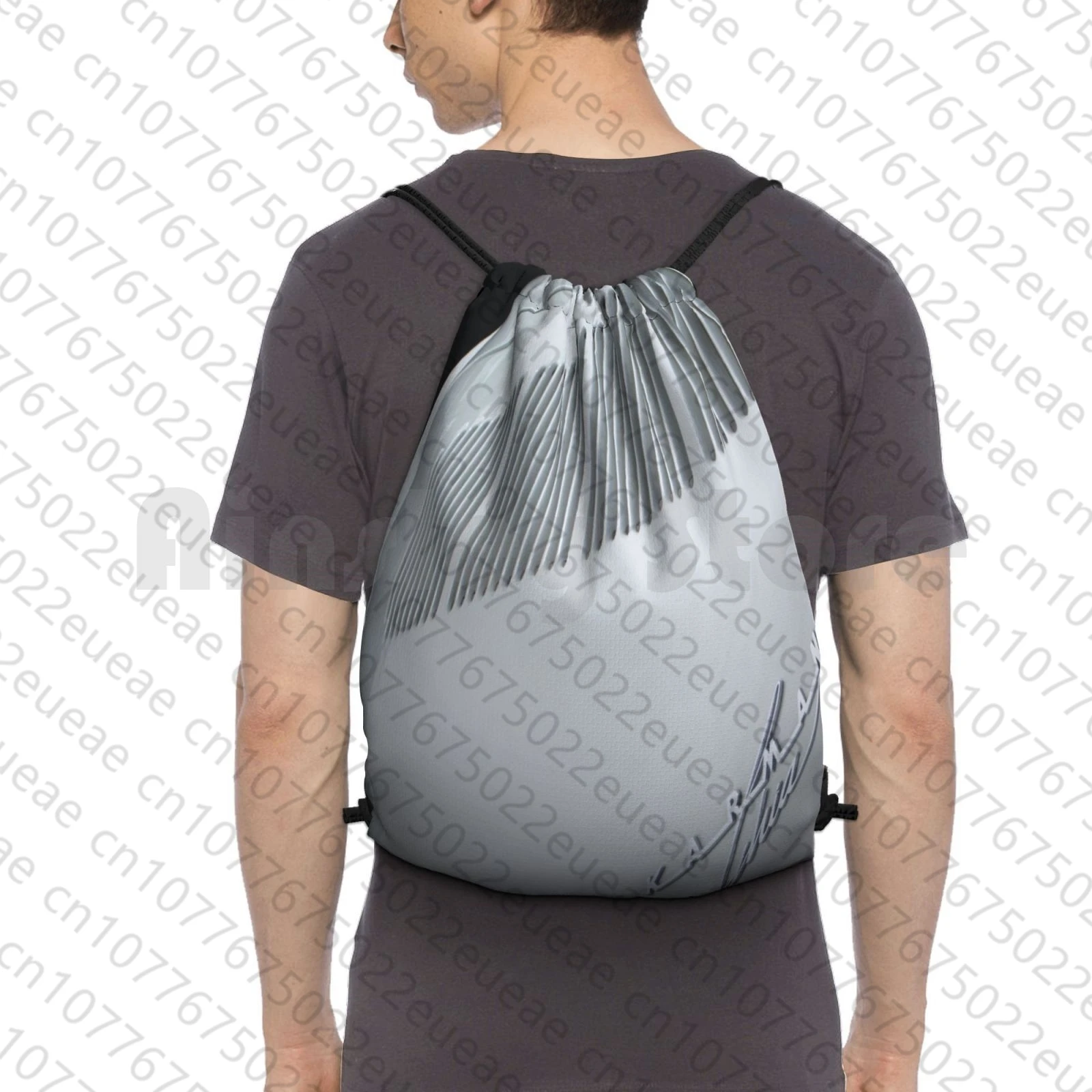 Karmann Ghia Mochila Traseira Saco De Cordao Equitacua Escalada Ginajio Saco Carro Classico Coupe Ghia Karmann Retro Esportes