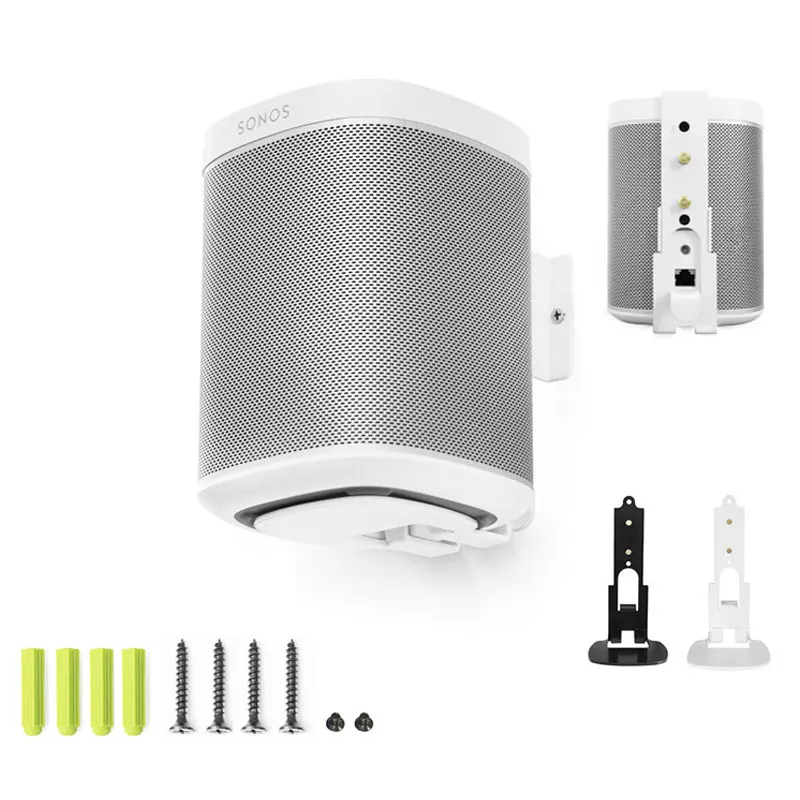 Staffa Di Montaggio A Parete Per Altoparlante Wireless Progettata Per Sonos One Sl, Supporto Per Supporto Robusto In Metallo Compatibile Con Sonos One