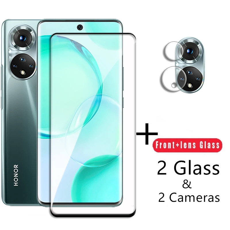 Per Honor 50 5G Vetro Temperato 3D Full Curved Cover Screen Protector Honor 70 60 50 5G Glass Per Honor 50 60 70 Pro 9H Lens Film