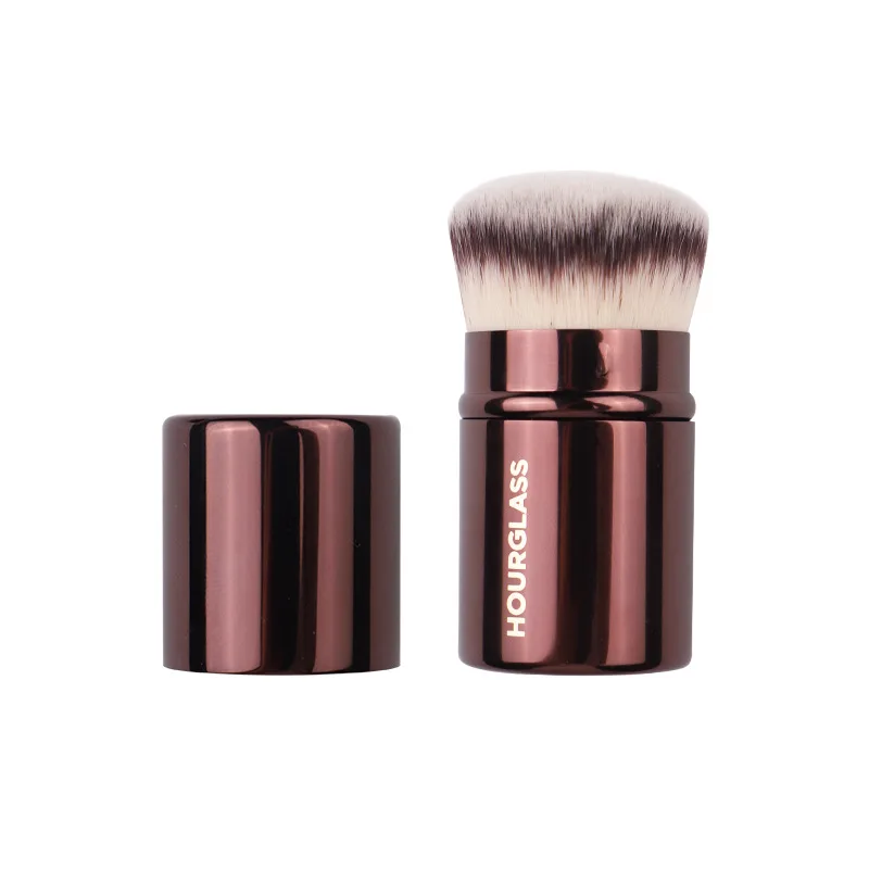 Pennelli Trucco Retrattile Kabuki Fondotinta Sciolto Pennello Trucco Fard Evidenziatore Bronzer Bellezza Strumenti Di Viaggio Cosmetici