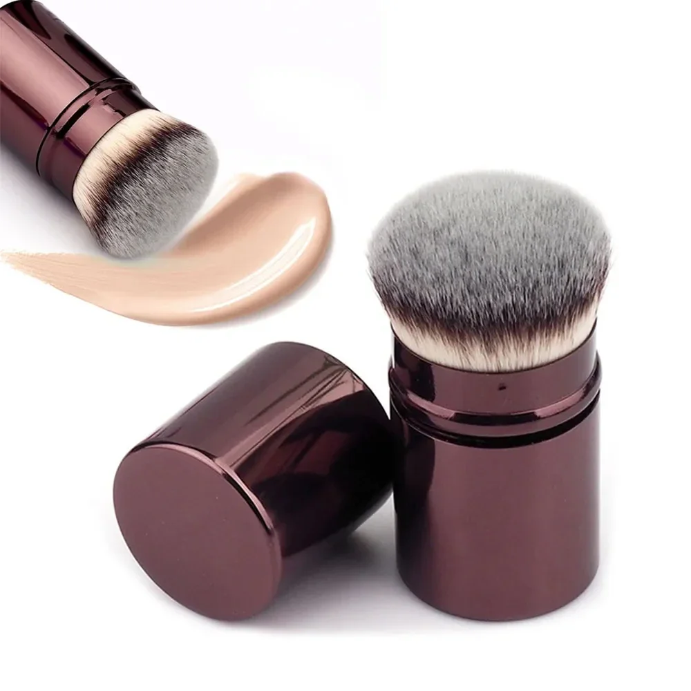 Comodi Pennelli Per Trucco Retrattili Pennello Per Fondotinta Fondotinta In Polvere Contour Pennelli Per Trucco Kabuki Pennelli Per Trucco Portatili