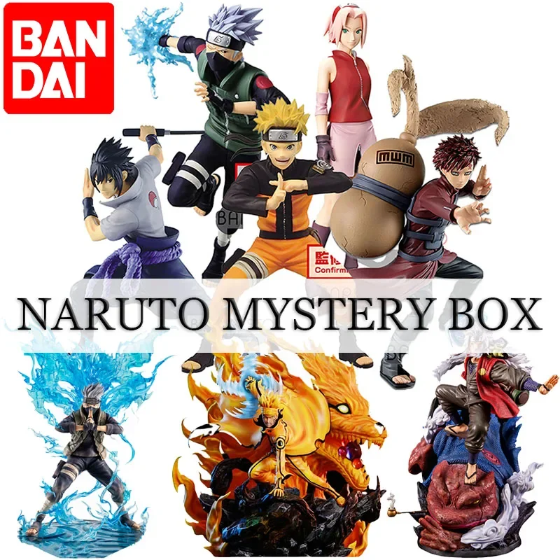 15-30 Cm Naruto Anime Figure Kakashi Sasuke Blind Box Lucky Box Figure Mystery Box Anime Miglior Regalo