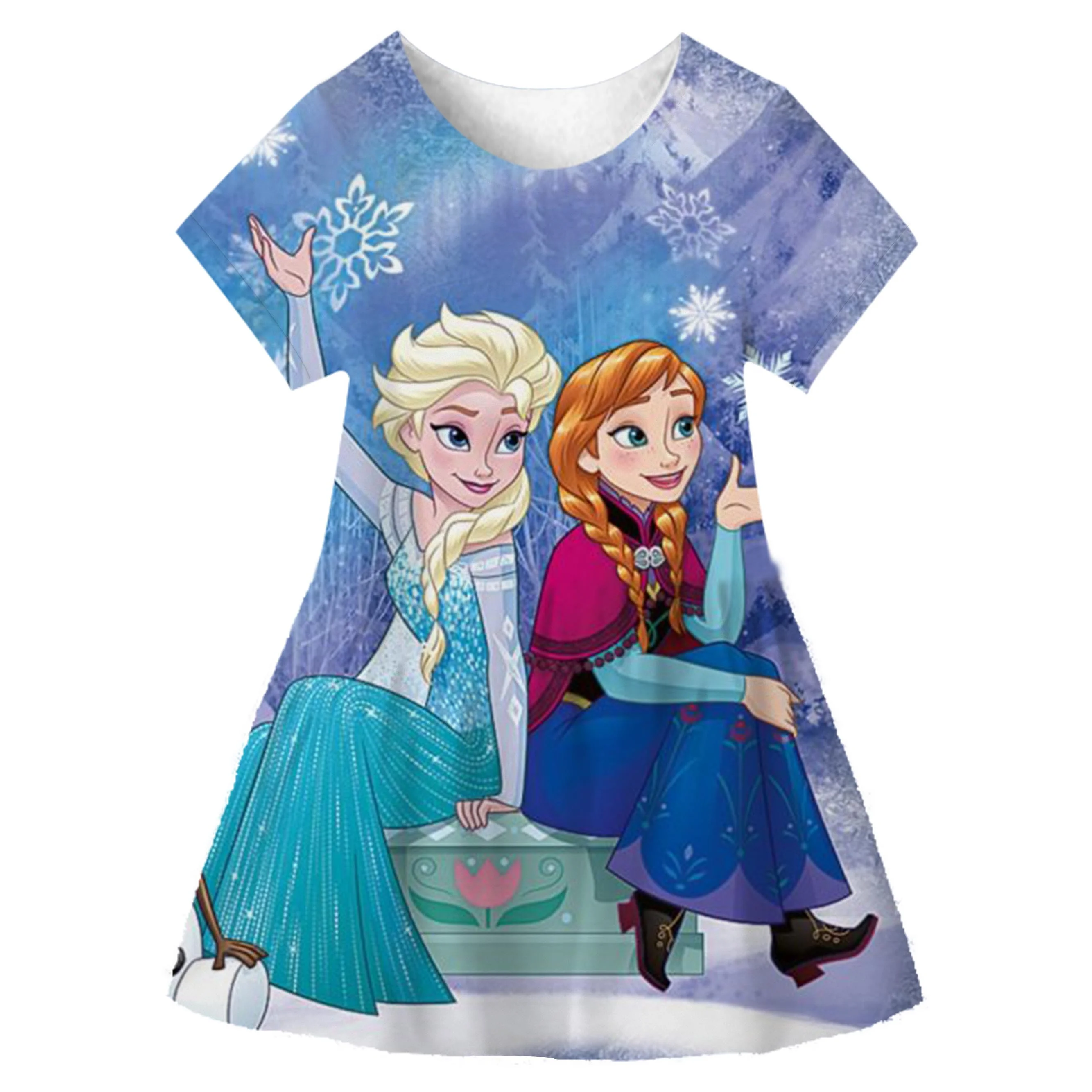 Bambini Comic Con Elsa Cosplay Princess Summer Sophia Gown Dress Up Girls Halloween Mermaid Costume Kid Moana Belle Abbigliamento