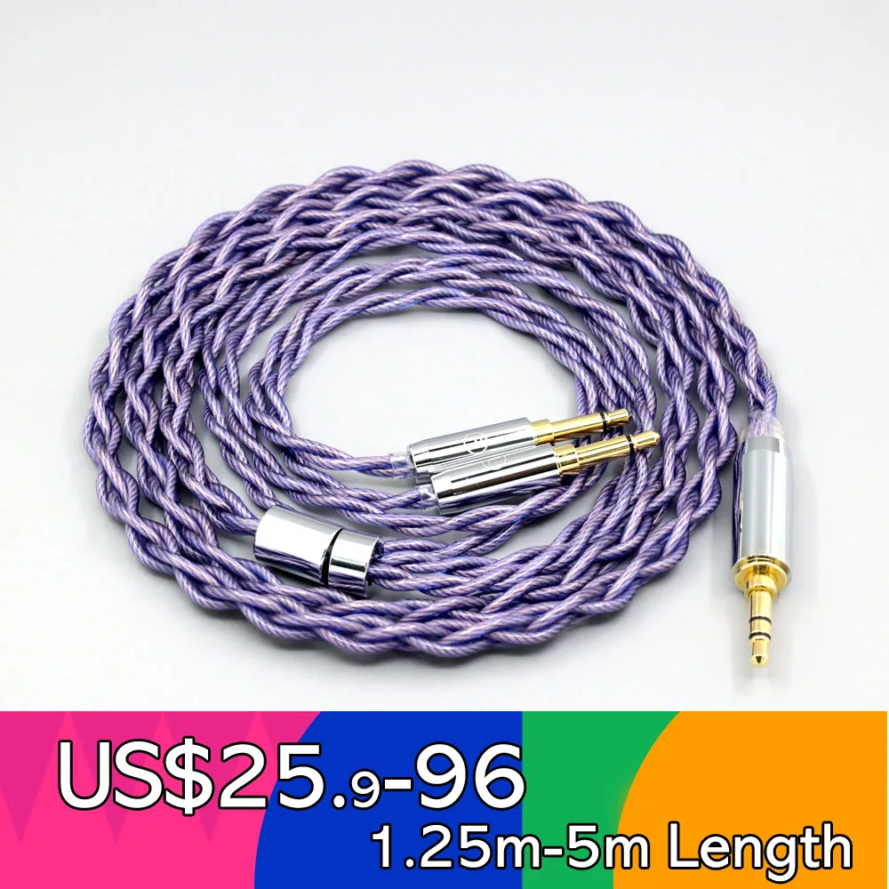 Type2 1.8Mm 140 Core Litz 7N Occ Cavo Per Cuffie Per Denon Ah-D7200 Ah-D5200 Ah-D9200 Ah-D600 Ah-D7100 Ln007873