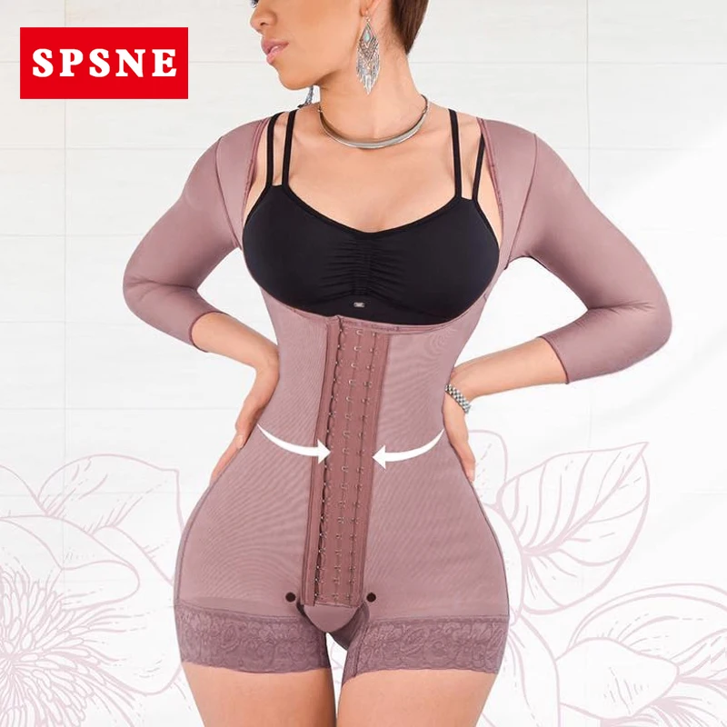 Body Postpartum Dimagrante Per Body Shaper In Pizzo Fajas Dimagrante Per Il Controllo Della Pancia