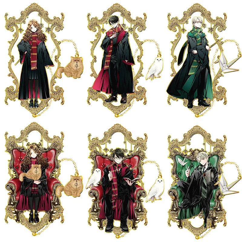 Genuino Hogwarts Segnalibro Magic School Of Stregoneria E Wizardry Hermiones Rons Segnalibri Per Libri Marks Nook Cancelleria Regalo