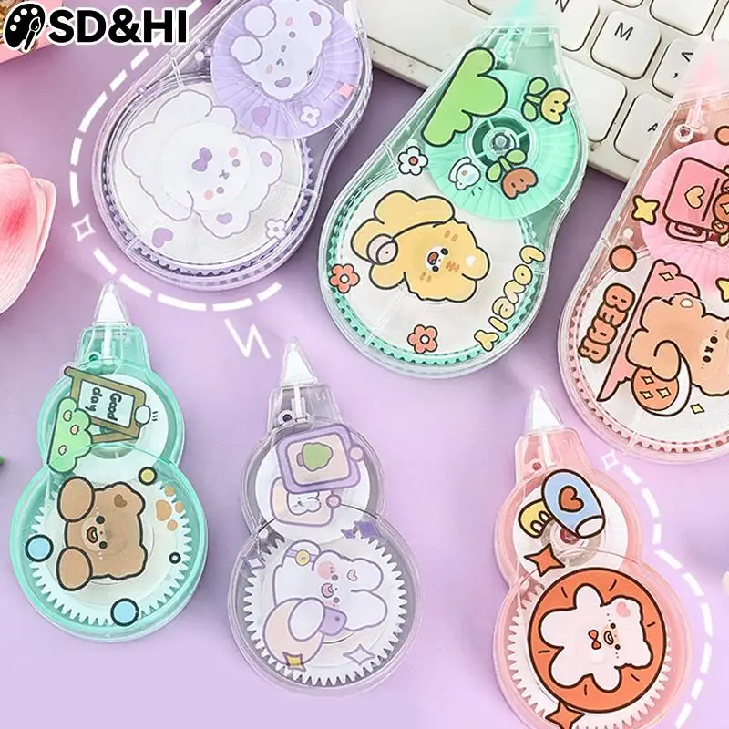 Macaron Color Portable Correction Tape Prize For Student White Kawaii Corrector School Forniture Per Ufficio Cancelleria 5Mm X 8M/30M