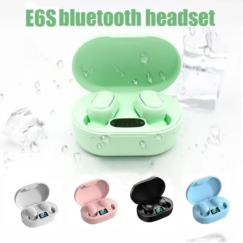Tws E6S Cuffie Bluetooth Auricolari Wireless Cuffie Da Gioco E7S Auricolari Bluetooth Cuffie Sportive Per Iphone Android