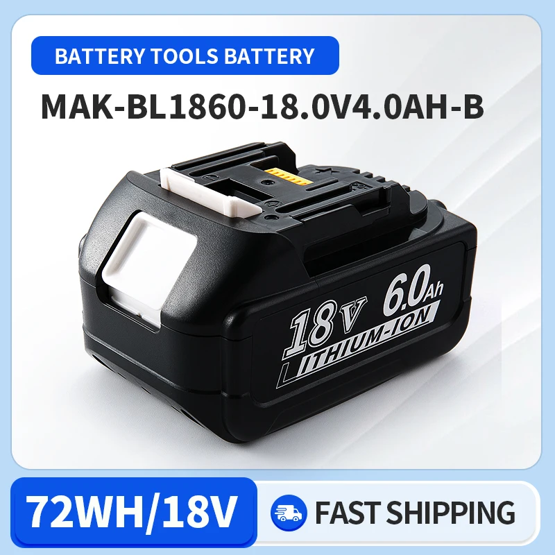 Sostituzione Para Makita 18 V Bateria, Compativel Com Makita 18 Volt Bateria Bl1860, Bl1850B, Bateria Bl1850 Sealie, Sostituibile