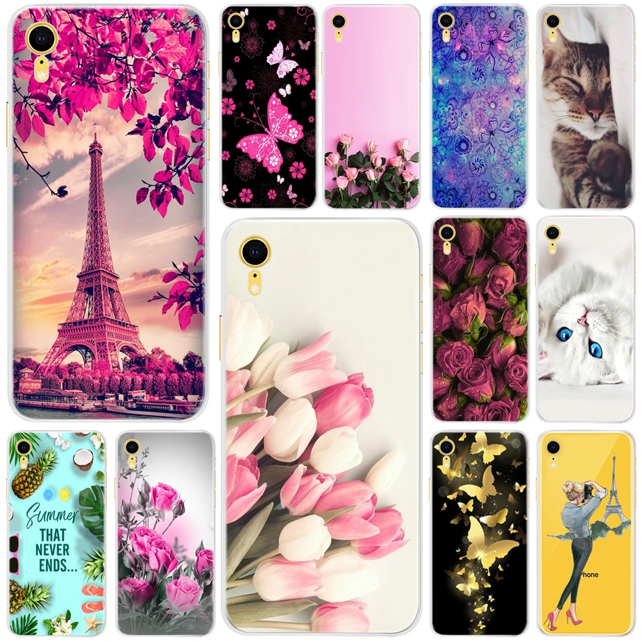 Telefono Borsette Per Iphone Xr/Iphone Xr Max Cassa Molle Del Silicone Della Copertura Posteriore Per Il Iphone Xr Funda Di Modo Di Fantasia Per Il Ca