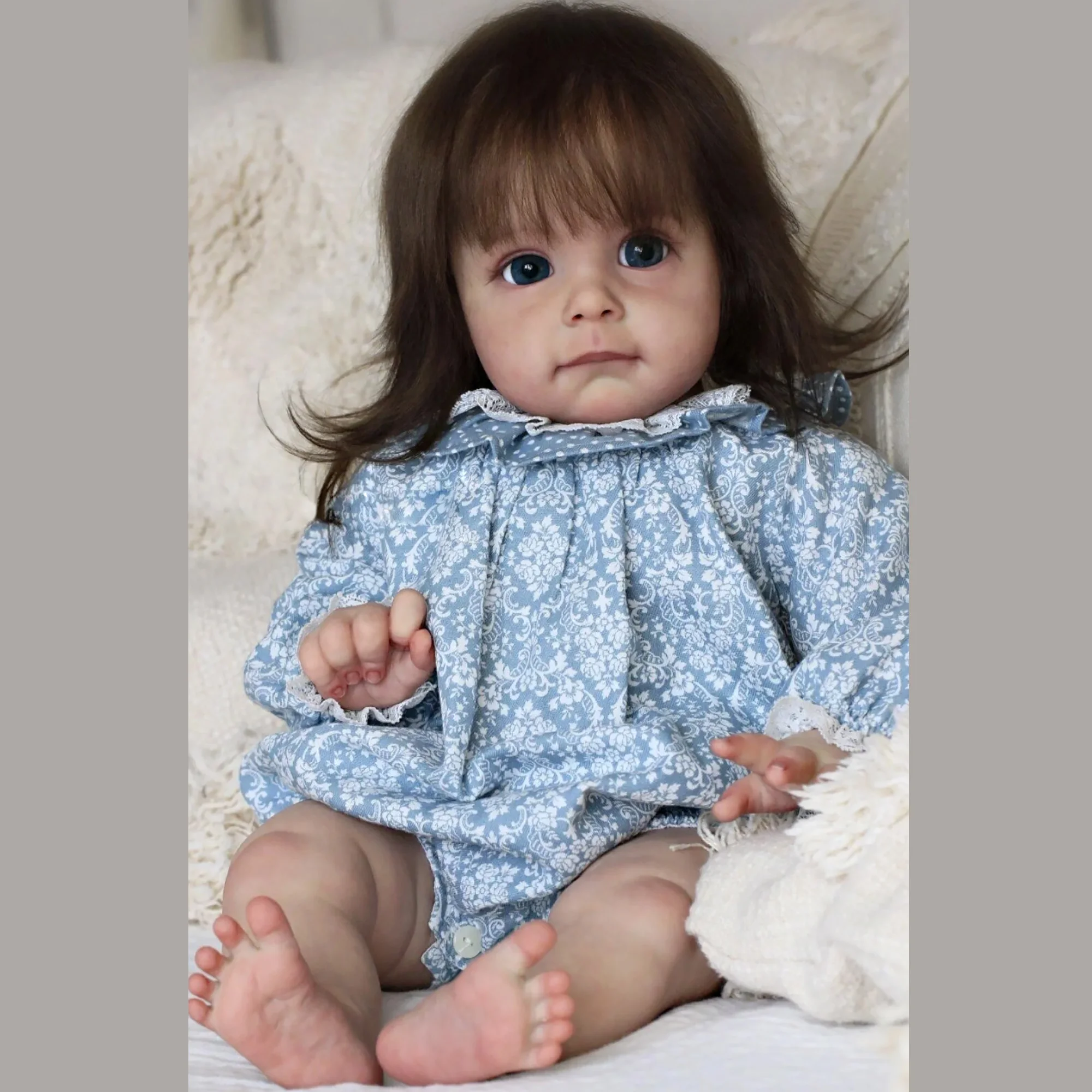 55Cm Maggie 3D Painted Bebe Reborn Doll Muecas Reborn Reales Para Niecas Museneca Bebe Reborn Cofnaugheavy