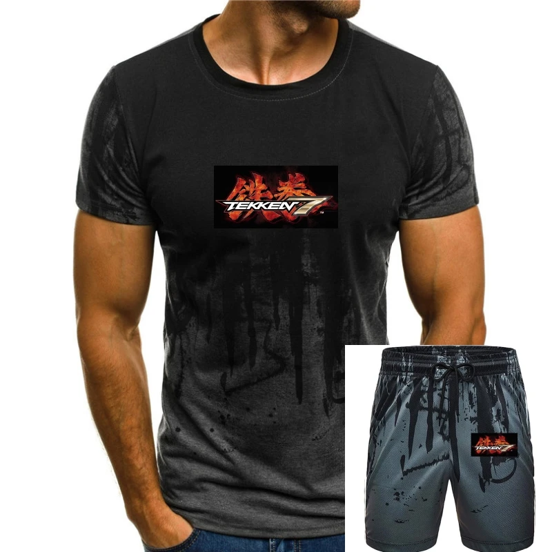 T-Shirt Da Uomo In Cotone Tekken 7 Logo Tee