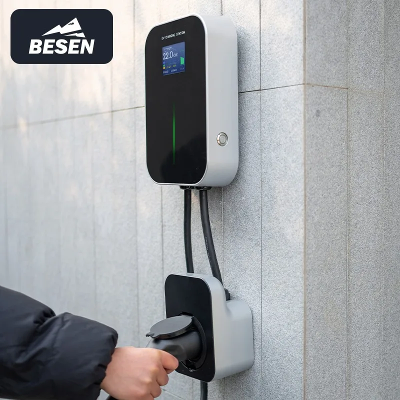 32A Besen Home Evse Wallbox 22Kw Ev Charger