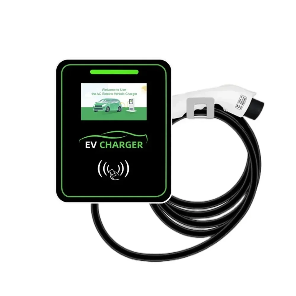 Ocpp Wallbox 22Kw 11Kw 7Kw Stazione Di Ricarica Ev Caricatore Da Muro 22Kw Wallbox, Rfid, Tipo 2