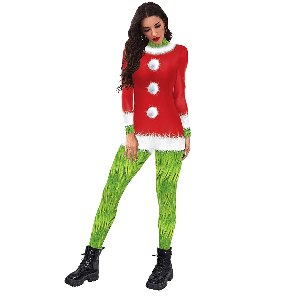 Tute Da Salto Grinch Verdi Di Natale Per Le Donne Cynosure Of All Eyes