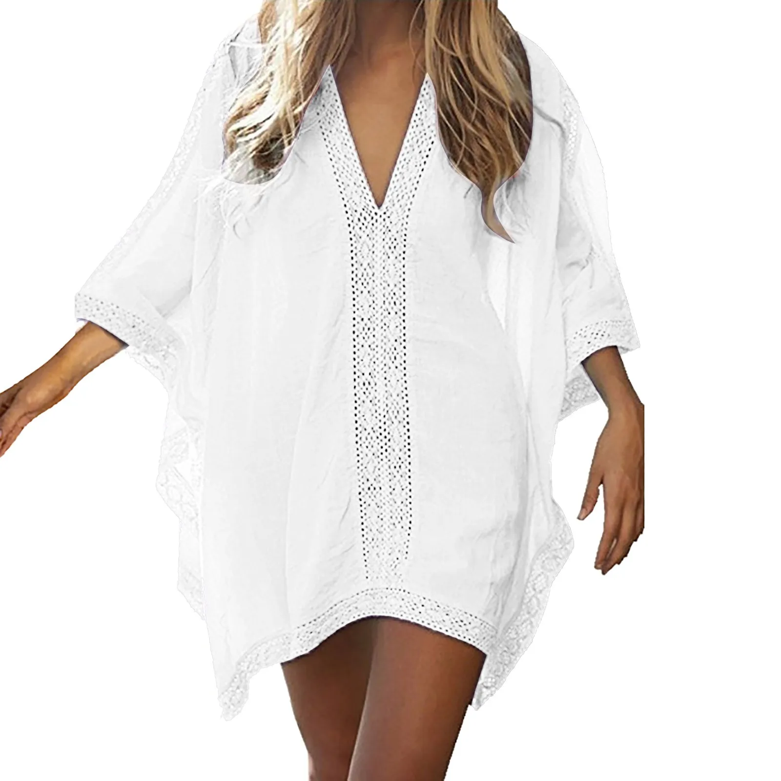 Abito Da Spiaggia Sexy Da Donna Bikini Corto Copricostume Da Donna Costume Da Bagno Allentato Bikini Sarong Costumi Da Bagno Copricostume Grembiule