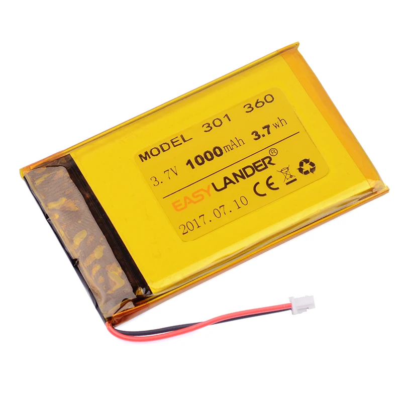 3.7V 1000Mah Ricaricabile Li-Polymer Batteria Per Pocketbook 360 Pocketbook 301 Pocketbook 301 Più Il Pocketbook 601 Kobo N647